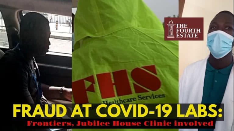 FRAUD AT COVID-19 LABS: Frontiers, Jubilee House Clinic Involved