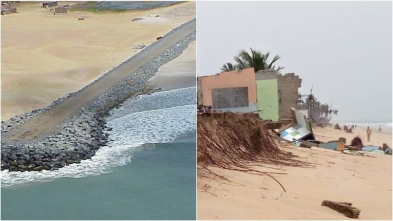 Keta’s coastal defense: saving one shore, destroying another